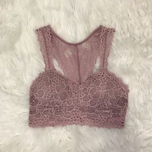 Pink Lace Bralette